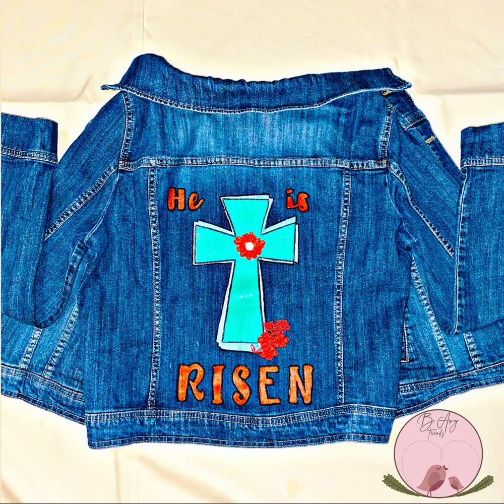 Handpainted denim jacket